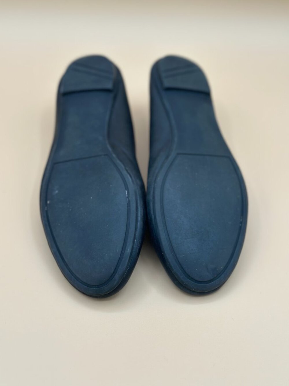 Kelly & Katie Weslyne Black Leather Ballet Flats Size 6 Scalloped Edge Slip-On - Picture 7 of 7